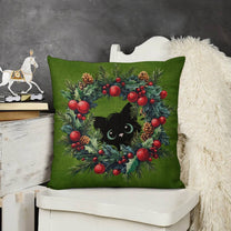 Set of 2 Cushion Covers with Cute Christmas Designs