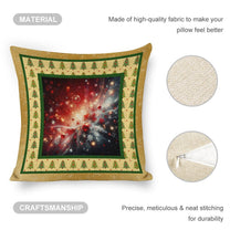Set of 2 Cushion Covers with Matching (Not Same) Christmassy Designs