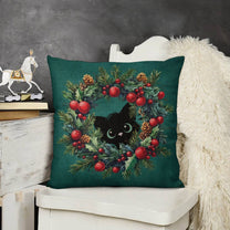Set of 2 Cushion Covers with Cute Christmas Designs