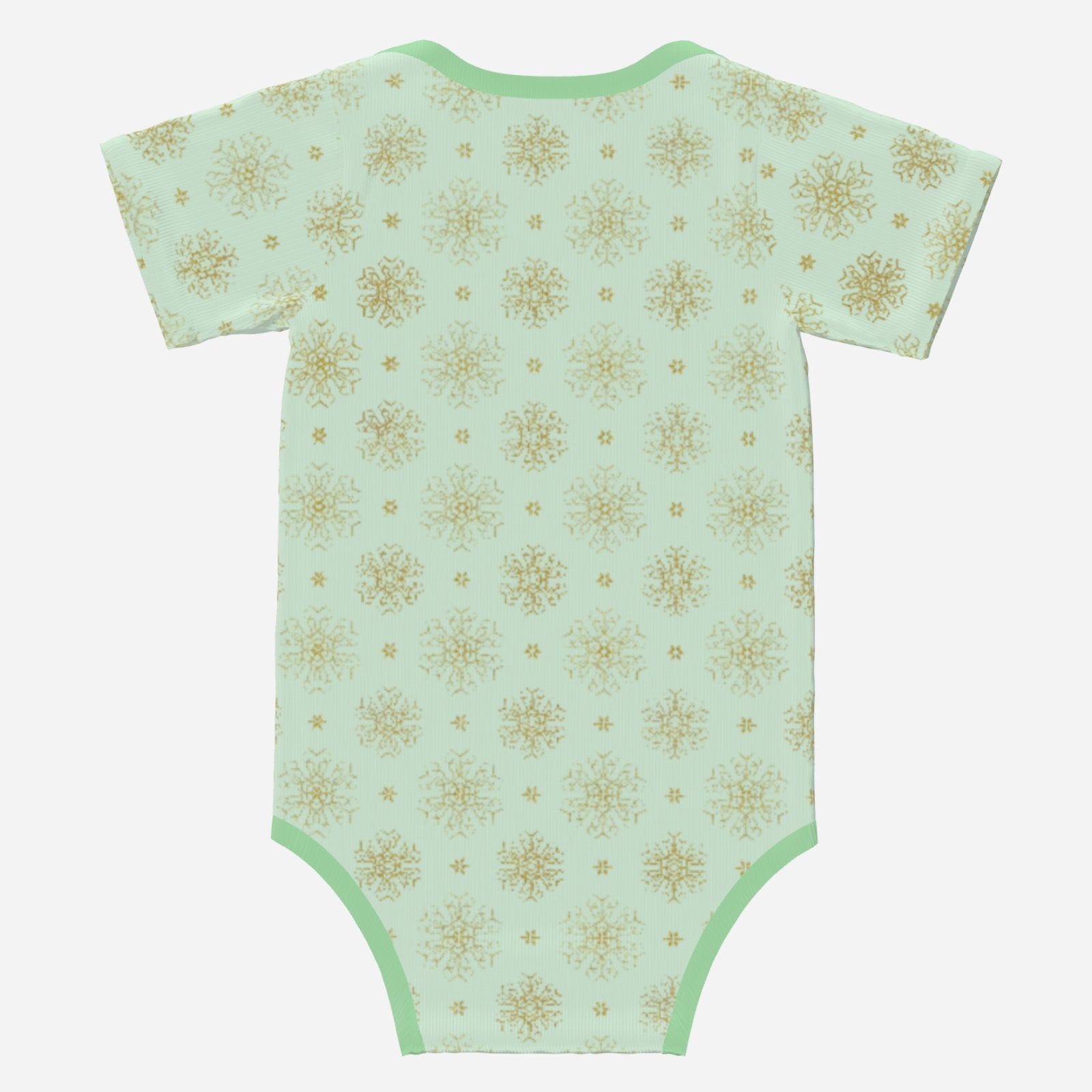 'Jingle All The Way' Reindeer; Super Cute Baby Short Sleeve Romper/Sleepsuit, Eco-Friendly Cotton