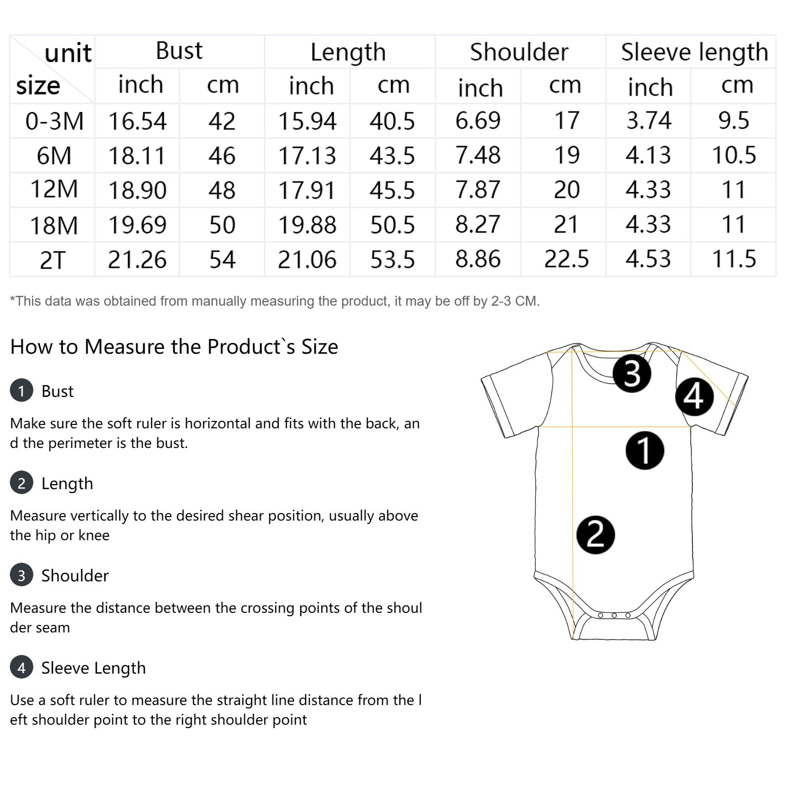 'SNOW CUTE' Adorable Unicorn; Short Sleeve Romper/Sleepsuit, Eco-Friendly Cotton