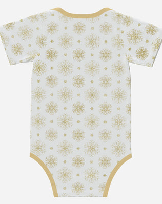 'My First Christmas' Super Cute Unicorn; Short Sleeve Romper/Sleepsuit Eco-Friendly Cotton