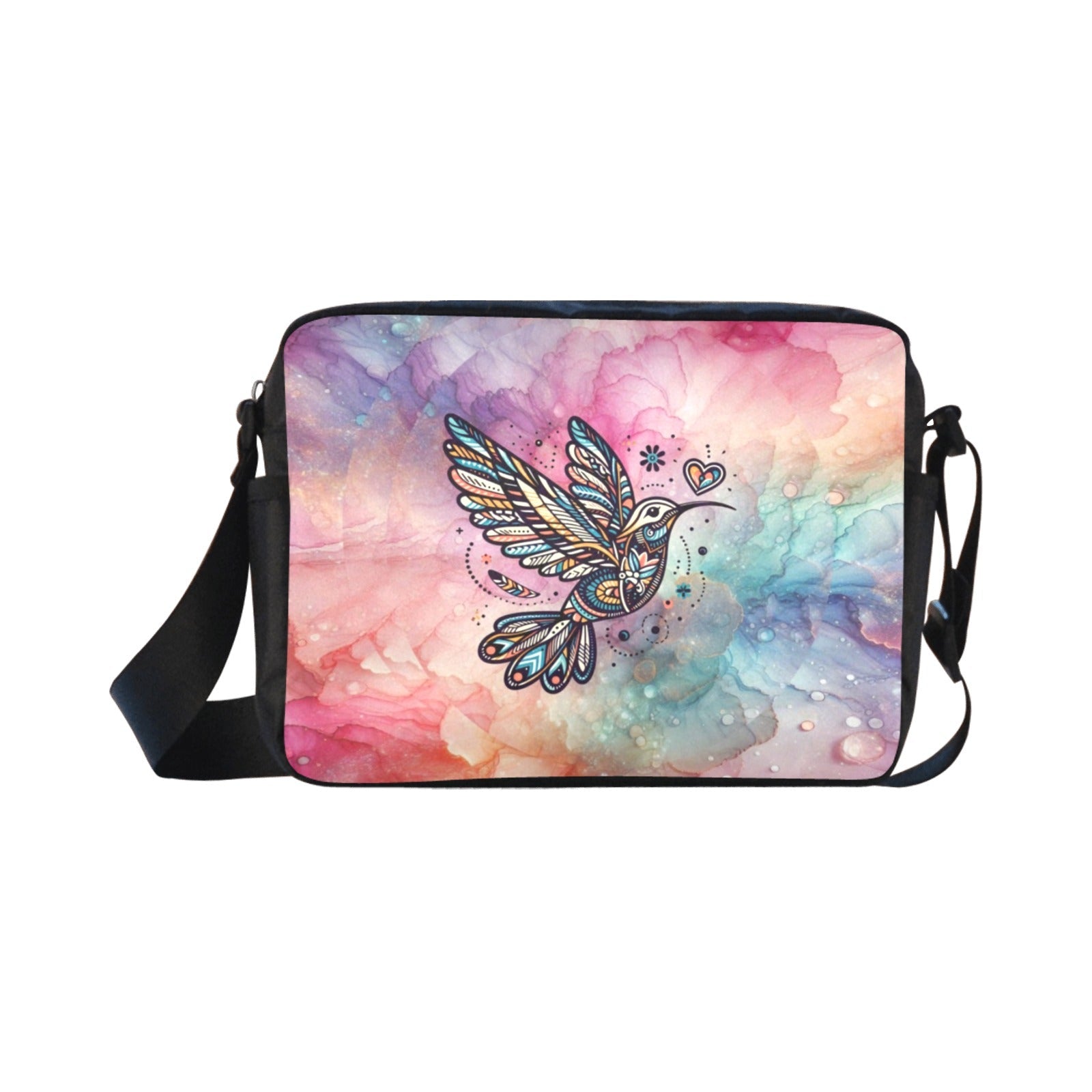 AA-1632-HummingBird1 Classic Cross-body Nylon Bags (Model 1632)