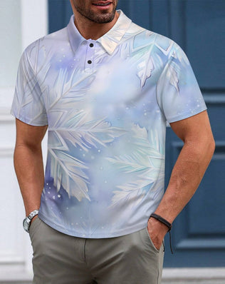 Pique Polo Shirt with Buttons, in a Variety of Ice Cool Designs