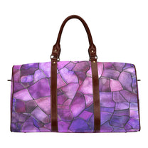 Lilac Purple Shell Waterproof Travel Bag/Small (Model 1639)