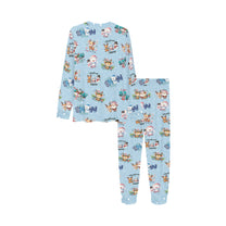 Snow Friends (Blue) - 6118 Kids' All Over Print Pajama Set