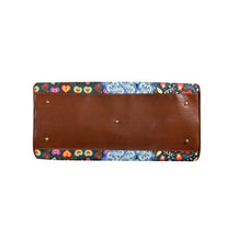 Boho Travel Bag6 Large Capacity Travel Bag-Large (Brown Short Patch) (1737)