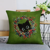 Set of 2 Cushion Covers with Cute Christmas Designs