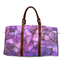 Lilac Purple Shell Waterproof Travel Bag/Small (Model 1639)
