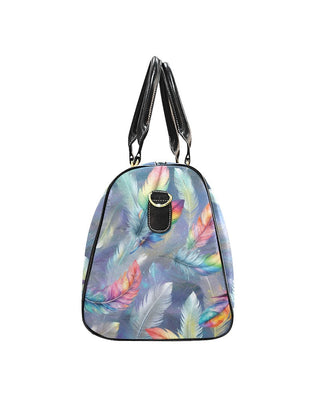 Waterproof Travel Bag LBL-Feathers1 New Waterproof Travel Bag/Large (Model 1639)