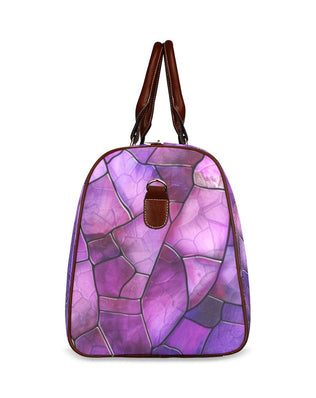 Lilac Purple Shell Waterproof Travel Bag/Small (Model 1639)