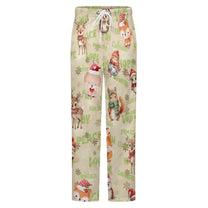 Fleecy Feel Loungewear / PJ Bottoms with Sweet Christmas Woodland Friends Design