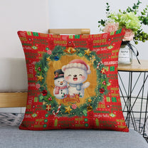 Set of 2 Cute, Colourful, Christmassy Cushion Covers 18"x18"
