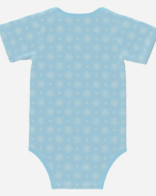 'Jingle All The Way' Reindeer; Super Cute Baby Short Sleeve Romper/Sleepsuit, Eco-Friendly Cotton