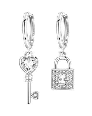 CYMYSS 2025 New 925 Sterling Silver Blue Heart Drop Earring Boutique Wedding Birthday Party Gift Jewellery Zircon Women Earrings