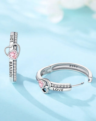 CYMYSS 2025 New 925 Sterling Silver Blue Heart Drop Earring Boutique Wedding Birthday Party Gift Jewellery Zircon Women Earrings