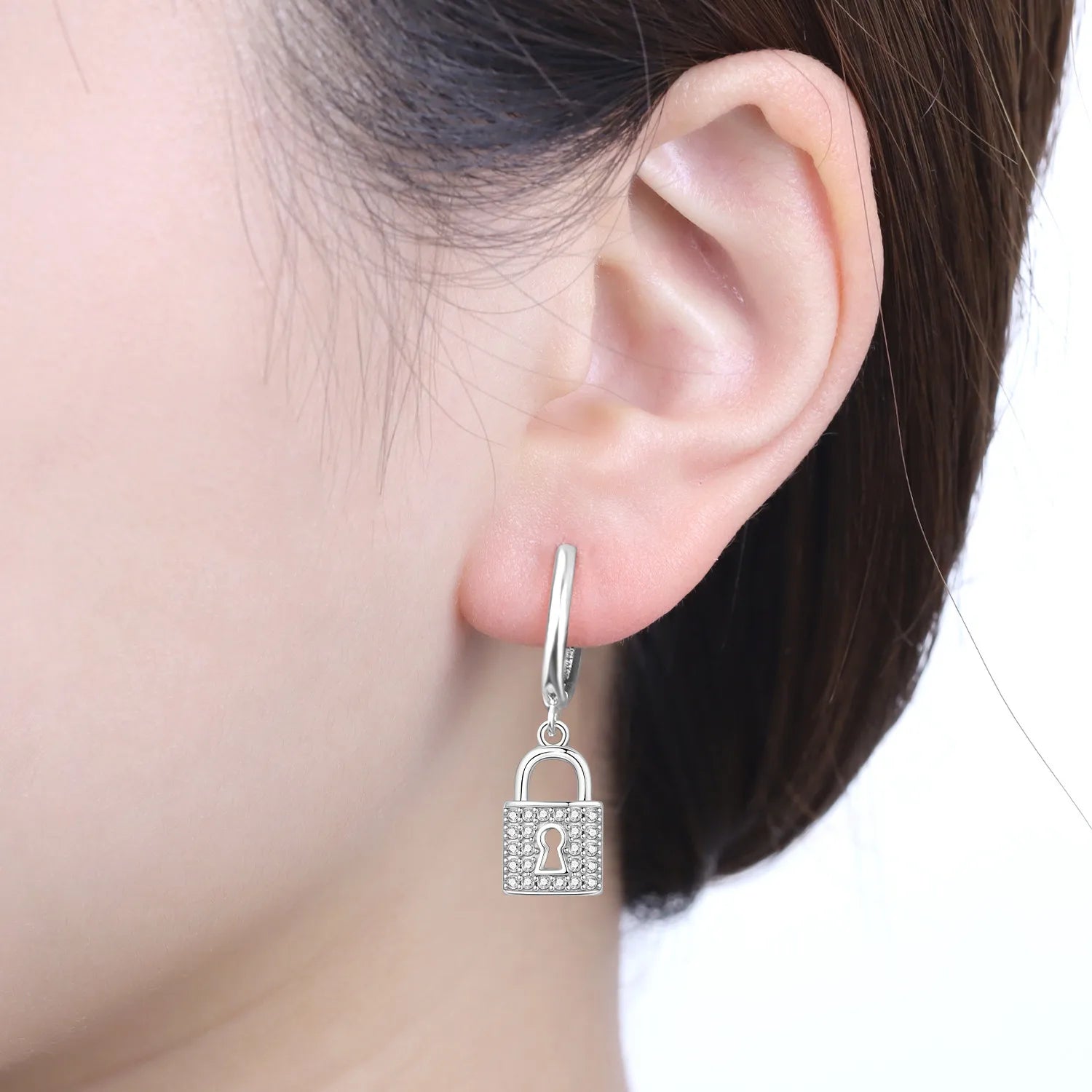 CYMYSS 2025 New 925 Sterling Silver Blue Heart Drop Earring Boutique Wedding Birthday Party Gift Jewellery Zircon Women Earrings