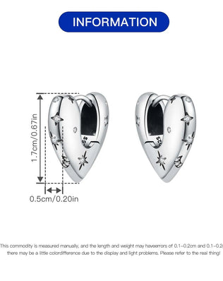 CYMYSS 2025 New 925 Sterling Silver Blue Heart Drop Earring Boutique Wedding Birthday Party Gift Jewellery Zircon Women Earrings