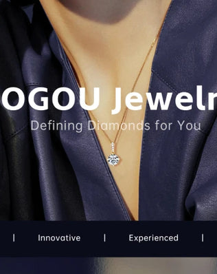 Luxury Moissanite Diamond Jewellery Set, 925 Sterling Silver Infinity Pendant Necklace & Drop Earrings