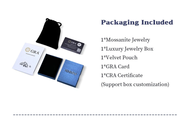 Luxury Moissanite Diamond Jewellery Set, 925 Sterling Silver Infinity Pendant Necklace & Drop Earrings