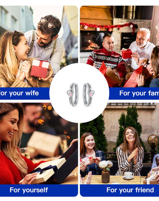 CYMYSS 2025 New 925 Sterling Silver Blue Heart Drop Earring Boutique Wedding Birthday Party Gift Jewellery Zircon Women Earrings