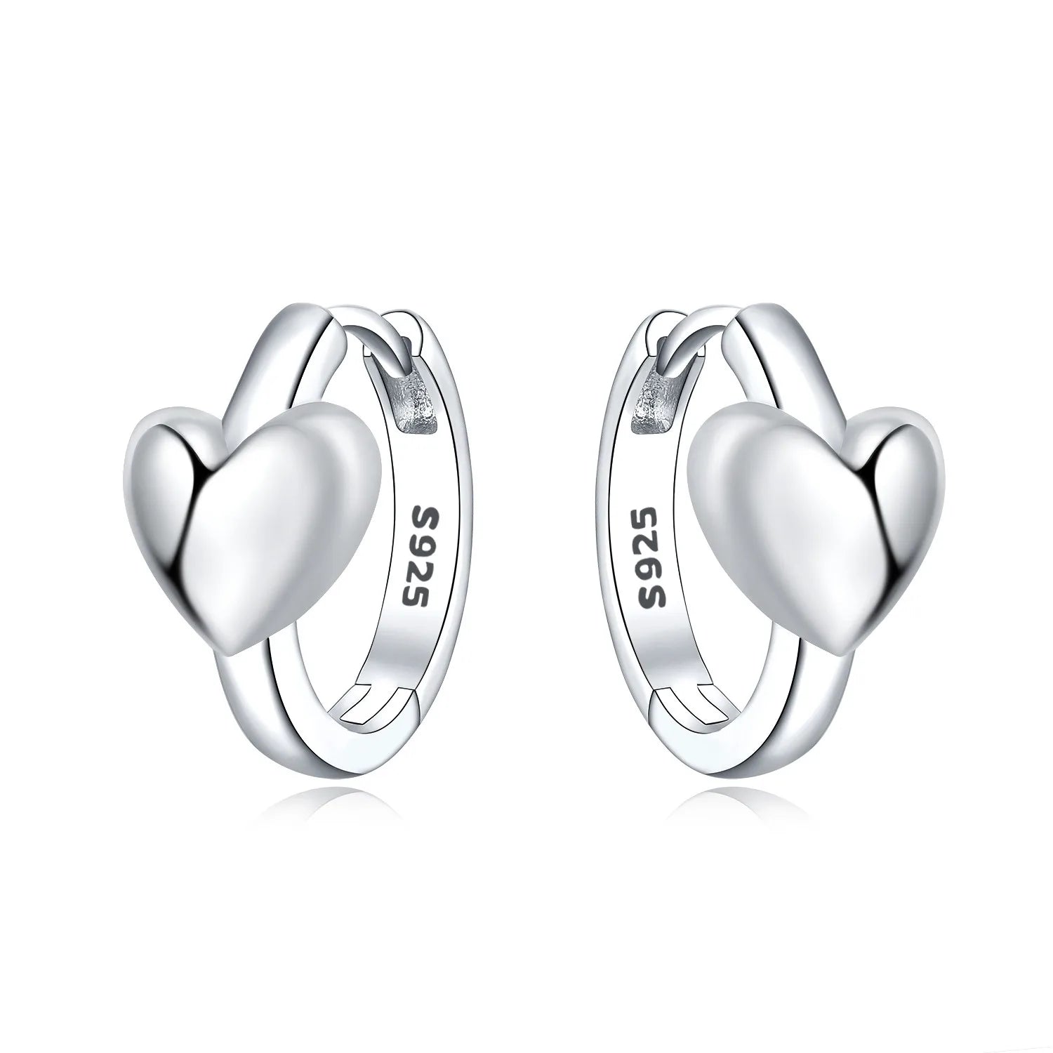 CYMYSS 2025 New 925 Sterling Silver Blue Heart Drop Earring Boutique Wedding Birthday Party Gift Jewellery Zircon Women Earrings