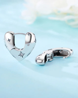 CYMYSS 2025 New 925 Sterling Silver Blue Heart Drop Earring Boutique Wedding Birthday Party Gift Jewellery Zircon Women Earrings