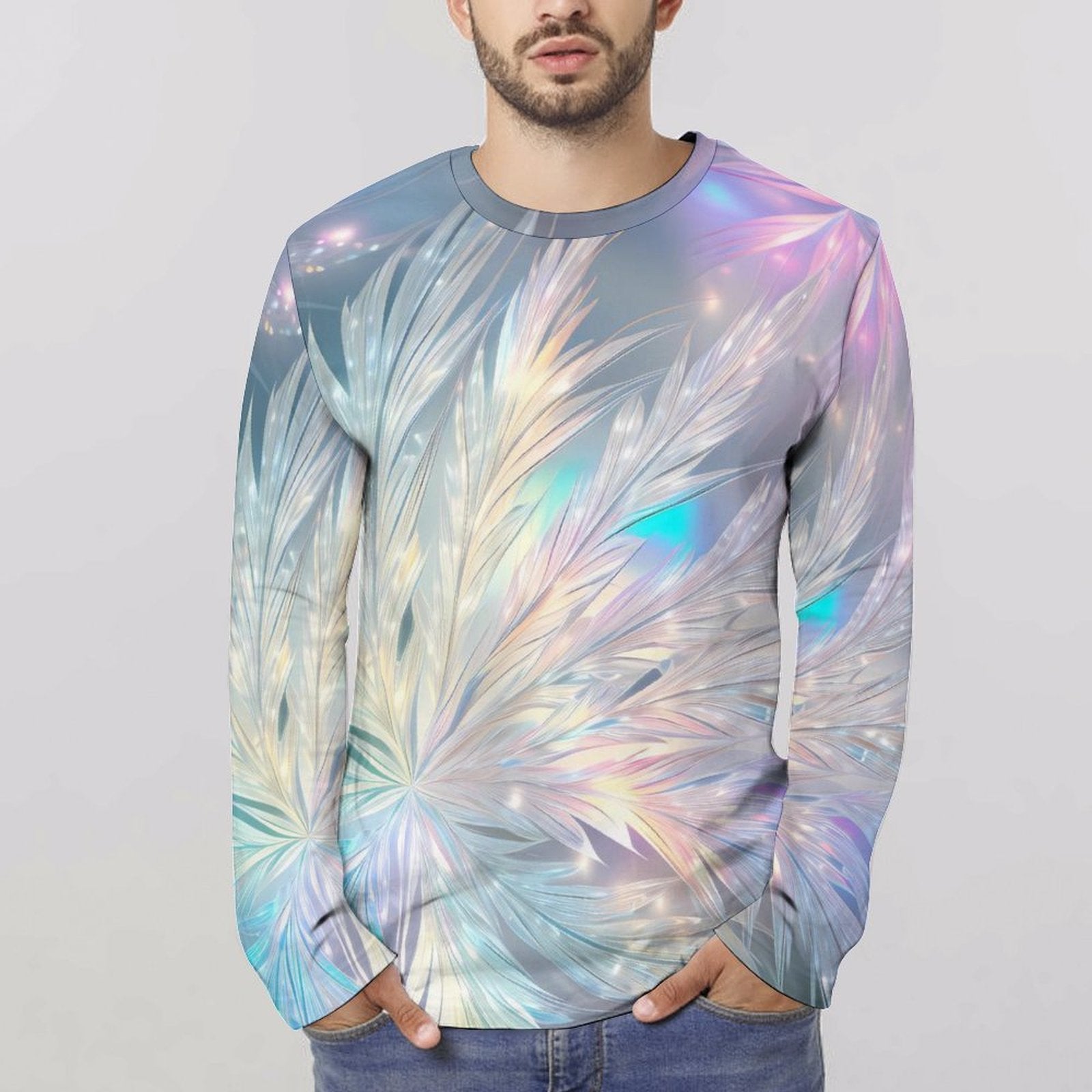 Make An Ice Cool Impact in this Long Sleeve, Lightweight T-shirt