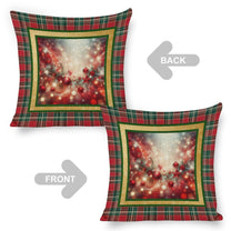 Set of 2 Cushion Covers with Matching (Not Same) Christmassy Designs