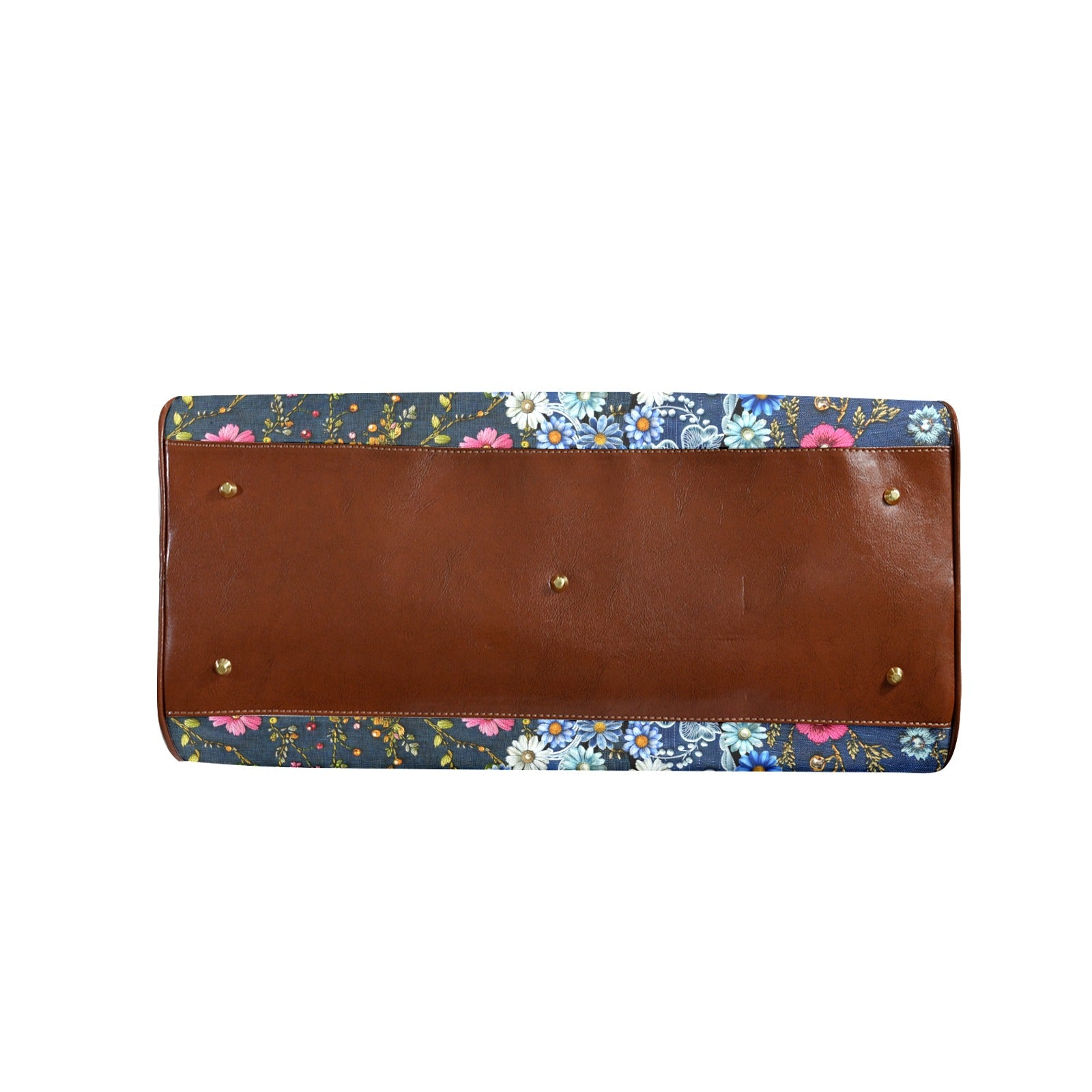 Boho Travel Bag3 Large Capacity Travel Bag-Large (Brown Short Patch) (1737)