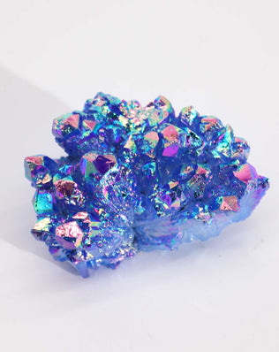 Med Enhanced Quartz - Aura Aqua Halo Quartz