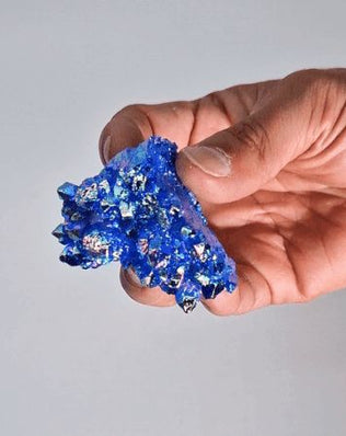 Med Enhanced Quartz - Aura Aqua Halo Quartz