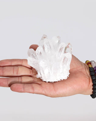 Crafted Quartz Cluster - Clear Quartz