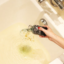 Ancient Witch Bath Spell Potion &amp; Aventurine Crystal Amulet - Prosperity