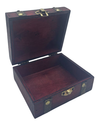 Square Tea Chest - Tan