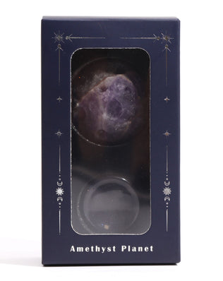 Ametyst Planet on a Sola Goldstone Stand (JUPITER)