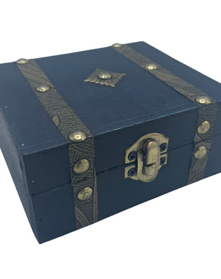 Square Tea Chest - Teal