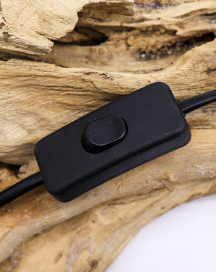 DriftGlow Lamp Grey Luna Shade