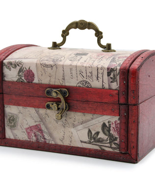 Sets of 2 Colonial Boxes - Rose Design