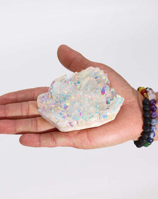 Lrg Enhanced Quartz - Aura Angel Quartz