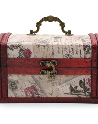 Sets of 2 Colonial Boxes - Rose Design