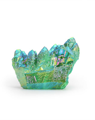 Med Enhanced Quartz - Aura Green Flame Quartz