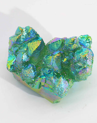 Med Enhanced Quartz - Aura Green Flame Quartz