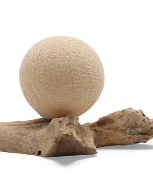 DriftGlow Lamp Cotton Wrap Cream Shade