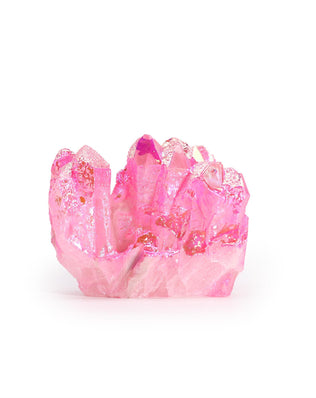 Med Enhanced Quartz - Aura Rose Halo Quartz