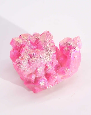 Med Enhanced Quartz - Aura Rose Halo Quartz