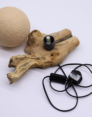 DriftGlow Lamp Cotton Wrap Cream Shade