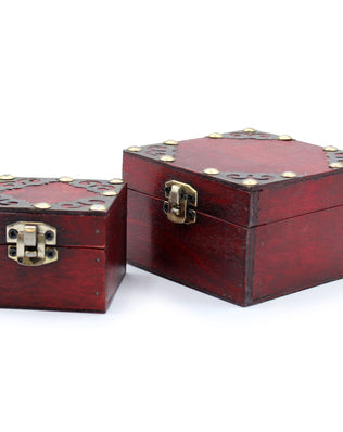 Set of 2 Gothic Square Boxes