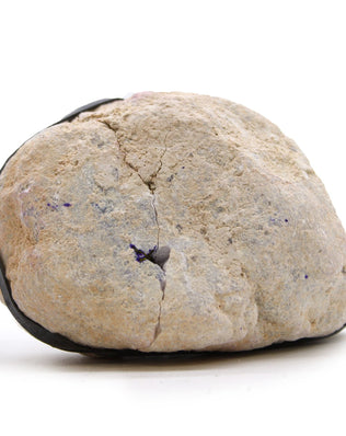 Coloured Calsite Geodes - Natural Rock - Purple & Gold