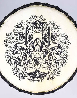 Hamsa Wide Top Djembe Drum - 22cm